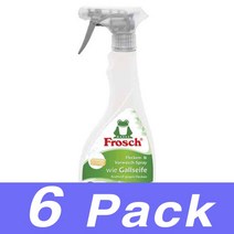 프로쉬 Gallseife 담즙 비누 얼룩 제거 스프레이 Frosch Flecken- Vorwasch-Spray 500Ml 6개