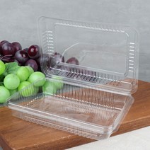 투명 도시락 용기 D-258 100개 (126030) 일회용 샐러드 포장 배달