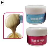 견고한 2PCS 타일 수리 붙여 넣기 키트 욕실 욕조 샤워 도구 세트 벽 유리 섬유 도자기 세라믹 수정 균열, 05 Light yellow