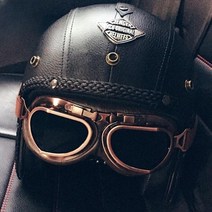 레트로 할리 오토바이 하이바 헬멧 여성 전기 스쿠터 복고풍 예쁜 헬멧, 검은해골+김서림방지마스크