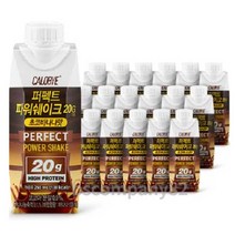 칼로바이 퍼펙트파워쉐이크 헬스 단백질 보충제 초코바나나, 275ml, 34개