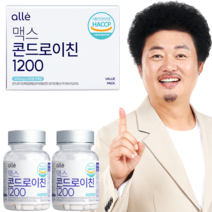콘드로이친 1200 관절 알레 엔 앤 식약처 인증 90정 추천 윤택 효능, 180정, 1박스