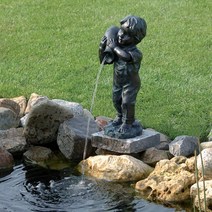 오줌싸개 분수 동상 실외 분수대 정원 연못 만들기 벨기에 돌분수 유럽풍, 오줌싸개 1.05m [청동색]