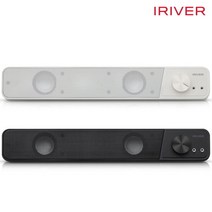 아이리버 IBS-300 USB 스테레오 사운드바 스피커 2채널 슬림 피, 화이트