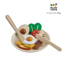 플랜토이즈 원목장난감 주방놀이 아침식사 3611, 단품없음