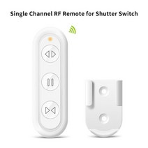 전동커튼 우풍 광목 현관 Tuya 스마트 라이프 커튼 스위치 원격 제어 롤러 셔터 RF WiFi App 타이머 Google 홈과 호환 Alexa Echo DIY