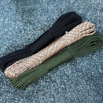 다용도 캠핑 텐트 타프 고정 밧줄 30M DD-10734, 카키