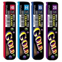 동아/샤프심 502 세라믹골드 0.5mm/1갑12입, H심, H심