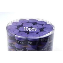 테니스그립커버 배드민턴 낚시 스포츠 낚시 도구를위한 절연 땀 밴드 위에 10pc 미끄럼 방지 라켓 물고기 막대, 자주색