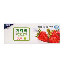 크린나라 지퍼백 대형 25x30_50매, 대(L)