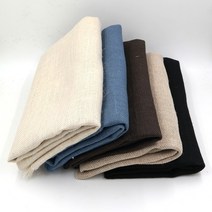 당일출고/ 자수용 칼라 황마 원단 1YD -5가지 색상/ 프랑스자수 퀼트 십자수 소품제작 꽃포장재료, 아이보리