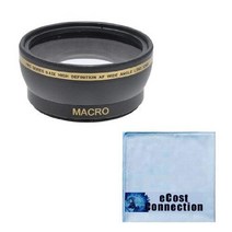 Pro Series 52mm 0.43x Wide Angle Lens for Nikon D3000 D3100 D3200 D5000 D5100 D5200 D7000 D7100 D720, 1