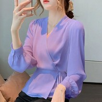펀칭블라우스 스퀘어넥 오프숄더 크롭 퍼프 민소매 쉬폰 여름 반팔 프릴 여성 셔츠 오피스