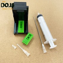 잉크 리필 카트리지 클립 고무 패드 주사기 도구 키트 HP 46 64 67 305 124 124XL 305XL 67XL 805XL 62XL 303XL 용 클램프, B