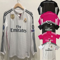 14-15 레트로 긴팔 반팔 이름번호 마킹제작 레알 마드리드 축구 풋살 유니폼