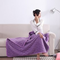 usb 온열담요 사무실 전기 무릎담요 열 담요 전자 침대 시트 충전식 가열 패드 따뜻한 미적 히터 가열 매트 홈 정 방지 핫 커버, 자주색, 75x120cm