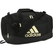 adidas 아디다스 디펜더4 스몰 더플백 축구 헬스 스포츠 가방, Black/Silver