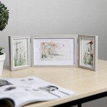 액자표구 접이식 사진 모던액자 고급원목액자