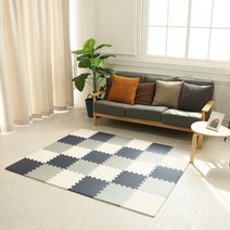 파워 EVA 퍼즐매트 놀이방매트 10P 30X30X1.2cm, 10개, 브라운