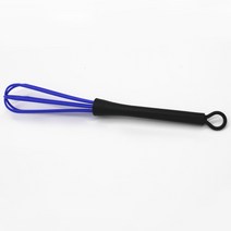 호환용 믹서기 부품 음료 털 믹서 계란 비터 실리콘 주방 도구 손 요리 거품 Wisk 쿡 블렌더, 파란