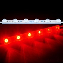 24v LED 6구 모듈 레드 빨간색 간접조명 방수 아파트거실등 카페 전광판, 1개, 상세페이지참조