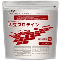 콩 단백질 무첨가 플레인 마시기 쉬운 소이 단백질 바디 윙 (미국 정제 1kg)