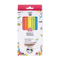 문화 더존키즈삼각연필 2B 10본 / 필기구 학습준비물 신학기준비물 국민연필 학용품, 단품