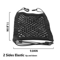 탑박스 오토바이가방 바이크 배달통 배달 가방 오토바이 그물 후크 홀드 25x30cm 자전거 스쿠터 메쉬 연료 탱크 수하물 이파제 오토바이 헬멧 보관 트렁크, 2면 탄성