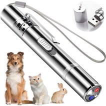 별지시기 고출력 USB 충전식 펜 3 in 1 고양이 개 애완 동물 장난감 빨간색 UV 손전등 LED 4mW 재미 있는 애완동물 용품