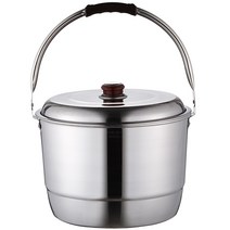 리빙아트 IH 인덕션냄비 스텐찜기 스텐찜통 스텐곰솥, 11 선학 들통 20L, 11 선학 들통/찜통 20L