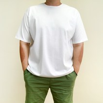 빅사이즈 쿨링 보트넥 반팔 뚱뚱한남자 뚱남 키큰 반팔티