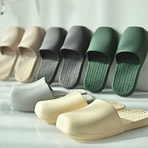 국산 좌우발 구분없는 미끄럼방지 앞막힘 향균 욕실화 5color, 그린