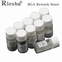 솔더 페이스트 크림 1pcs 0.250.76MM Sn63 Pb37 25k 납 볼 병 BGA 리볼링 도구 용, 1pcs 0.76mm 25K