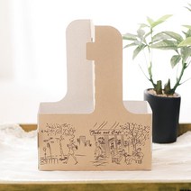 테이크아웃 컵캐리어 거리 (50개), 단품, 단품