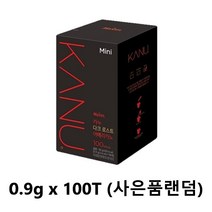 22.2.19 유통기한임박할인 카누 다크 로스트 아메리카노 0.9g x 100T (사은품 랜덤발송)