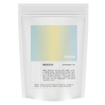 SWAN 대용량 페퍼민트차 100p + 티코스터, 1세트