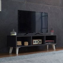 셀레스타 큐브 1000 TV거실장 3칸 오픈형 원룸 티비다이, 딥그레이_AAT47