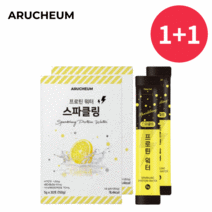 아르채움 프로틴워터 스파클링 가수분해유청단백 프락토올리고당 22종 유산균 고함량단백질 스파클링 레몬맛 간편한 스틱타입 비타민B2