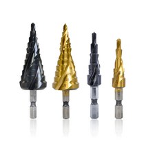 이엑스파워 헤리컬 스텝드릴 4날 육각 스텐용(검정) 1M ~ 5M, ESS-3F 3M