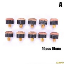 큐대 당구 카본 상대 큐 10Pcs 블랙 8 용품 헤드 액세서리 10mm 11mm 12mm 13mm 스크류 레드 가죽, ㅏ