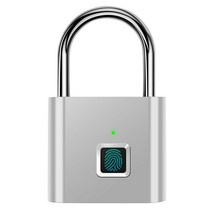 도어락 미니 스마트 생체 인식 지문 도어 자물쇠 충전식 잠금 USB 열쇠가없는 빠른 해제, 03 은