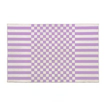 욕실 벌집매트 북유럽 스타일 거실 체커보드 침실 레트로 푹신하고 부드러운 어린이 바닥 홈 플러시 격자 무늬 깔개, 15.B - 200x300cm