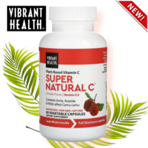 아세로라 베리 추출물 Super Natural C 바이브런트 헬스 식물성 캡슐 60정