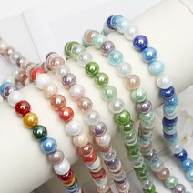크리스탈 원석 비즈 구슬 팔찌 목걸이 만들기 비즈공예 DIY 재료, D.파스텔믹스