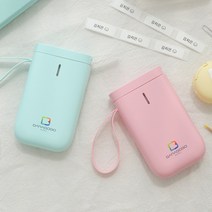 Niimbot D11 휴대용 무선 라벨 프린터 이름 네임 스티커 제작 인쇄기 라벨기, D11 - 블랙 + 화이트라벨지롤 1개