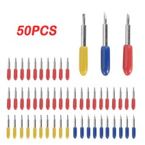전동 공구 커팅 플로터용 30/45/60 도 교체 블레이드 롤랜드 크리컷 플로터 블레이드 나이프 커터 블레이드, korea, 50PCS Set2