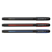 제트스트림 캡형 유성볼펜 1.0mm SX-101-10, 12개입, 블랙