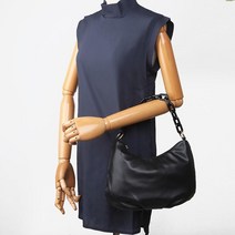 직장인가방 사슬끈 셔링잡힌 뒷 포켓 비비드 핸드백 여자직장인가방 회사원