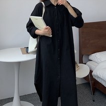 츠츠마켓 롱 셔츠 데일리 원피스