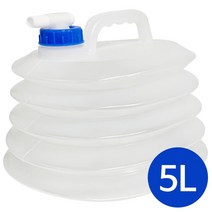 삼정 하마 사각 자바라 물통(2호 5L) 약수물통 접이식